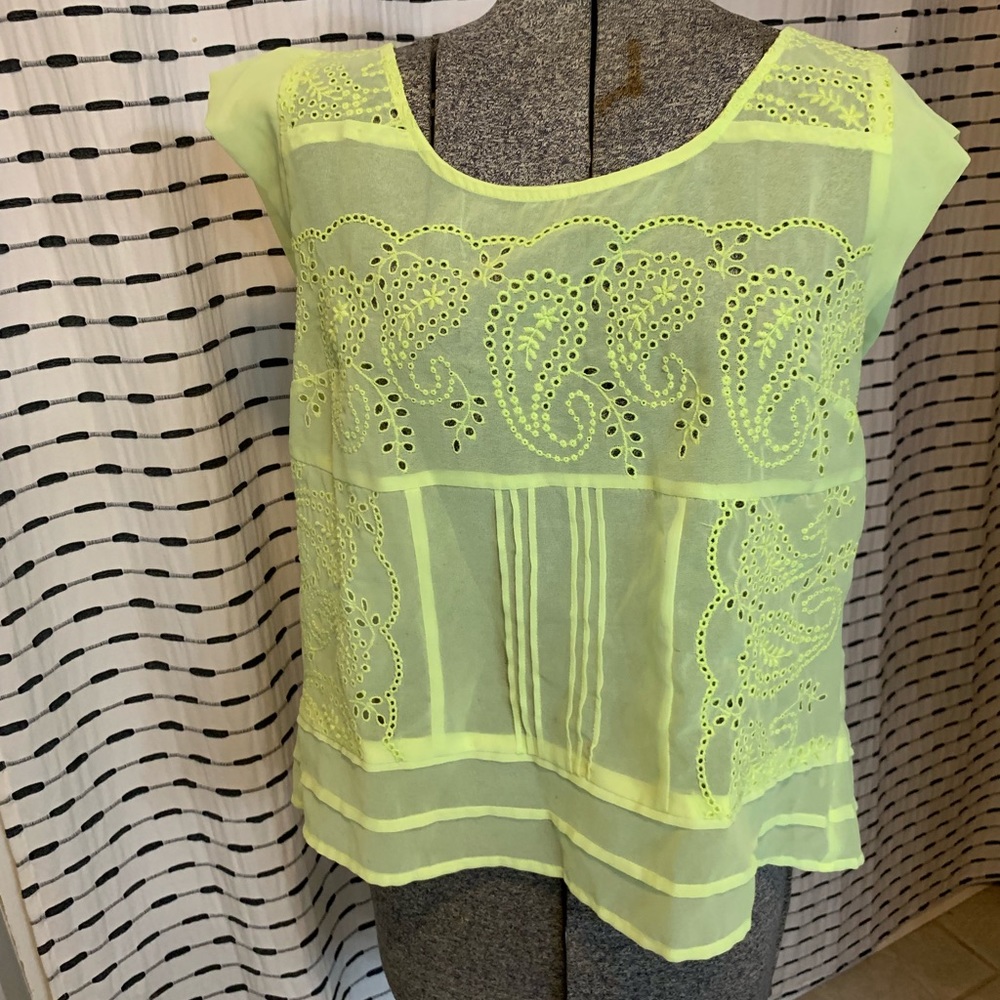 Yellow American Eagle Shirt